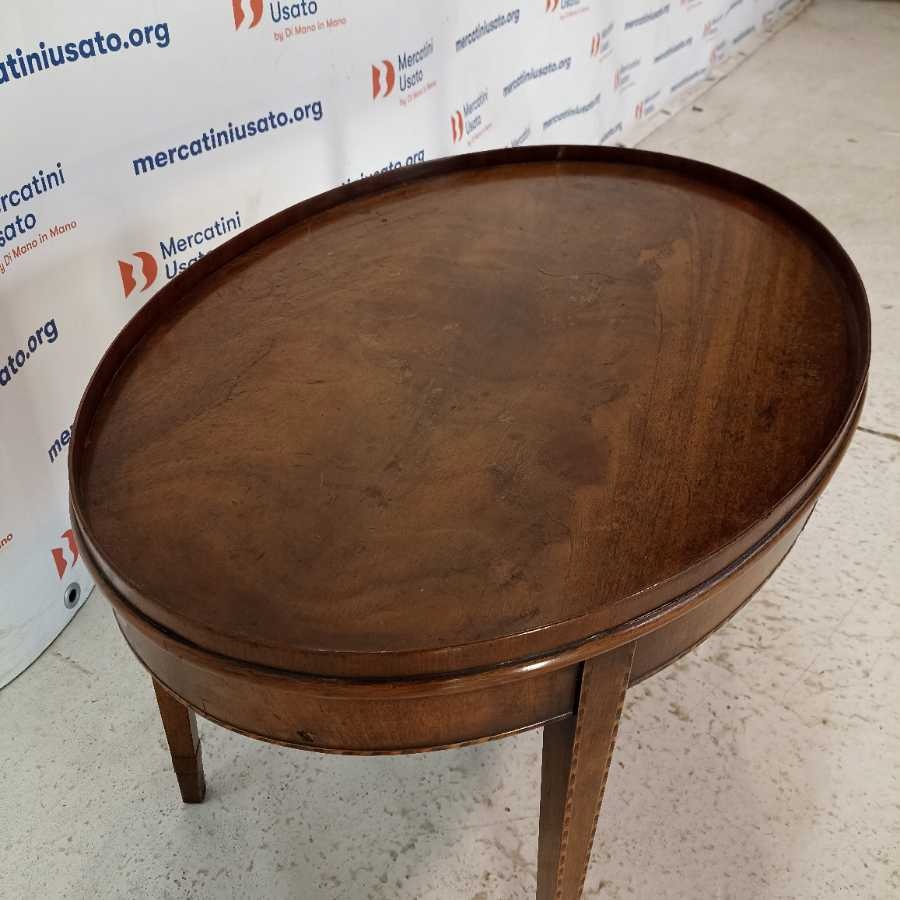 Tavolino ovale stile Luigi XVI - immagine 3