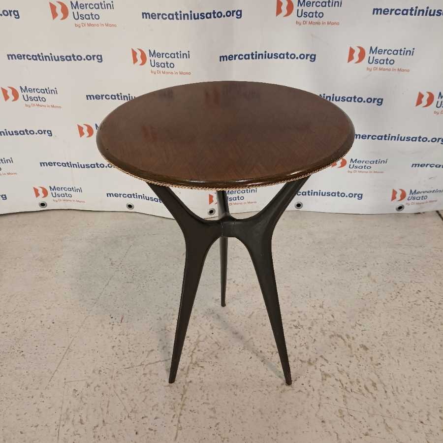 Tavolino rotondo design anni 60 - immagine 2