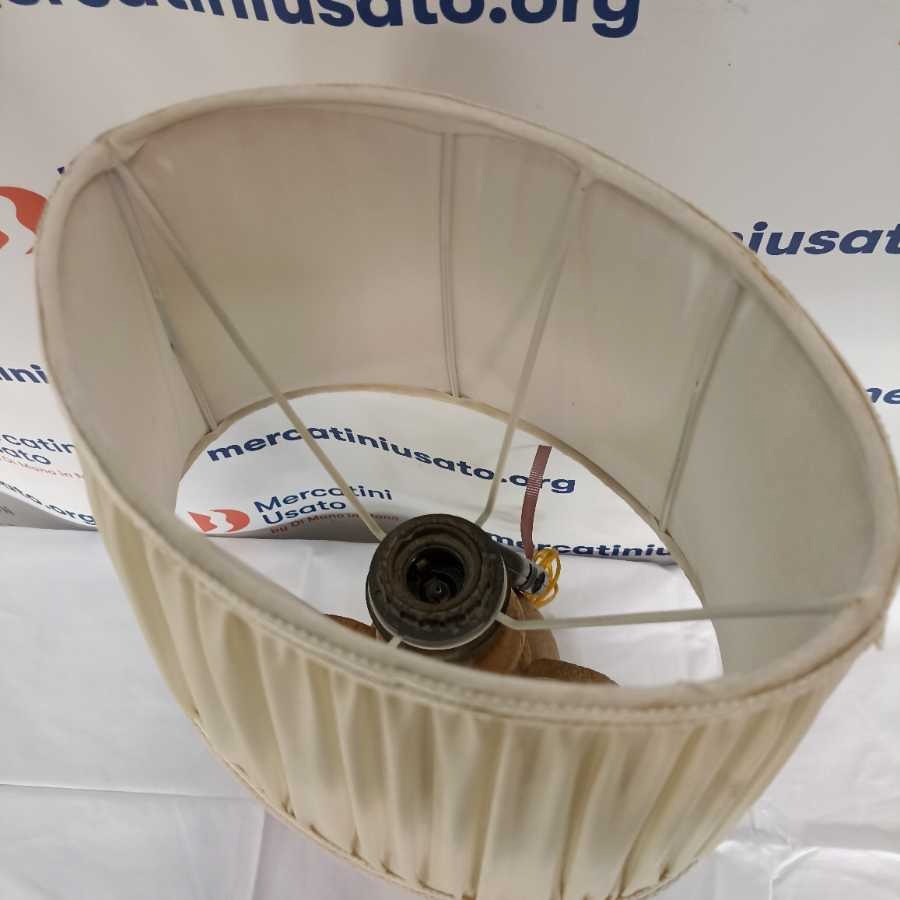 Vaso portapalme in legno dorato - immagine 3