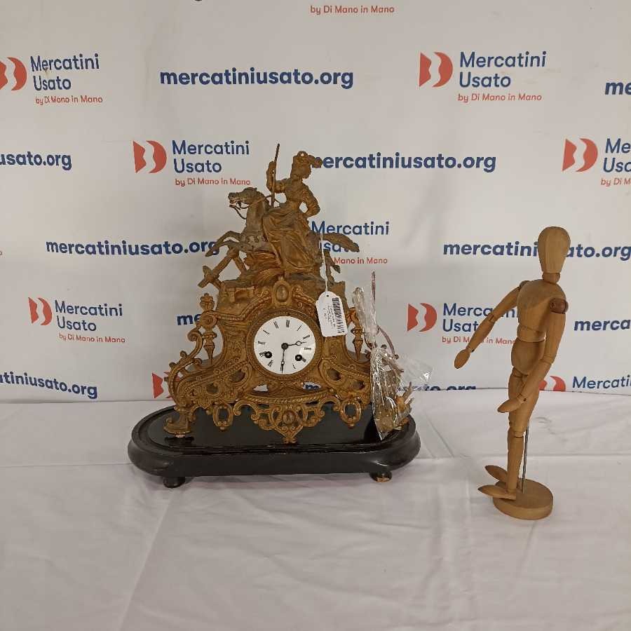 Orologio da camino in antimonio - immagine 2