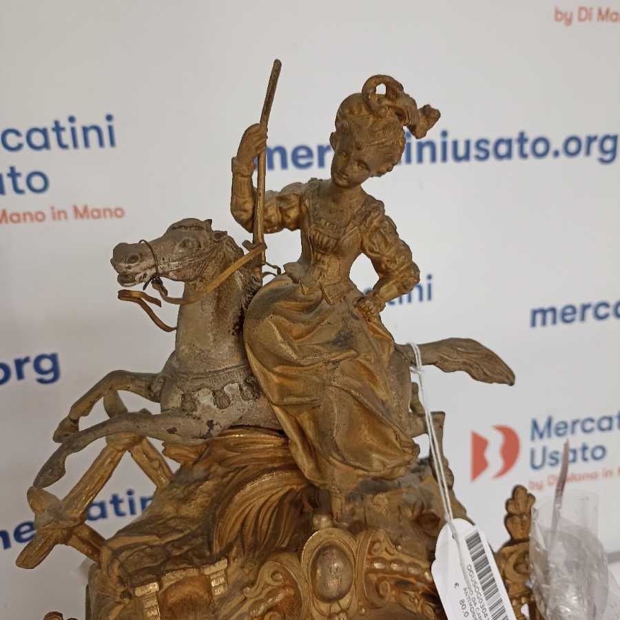 Orologio da camino in antimonio - immagine 3