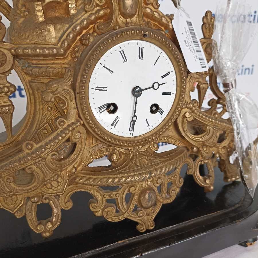 Orologio da camino in antimonio - immagine 4