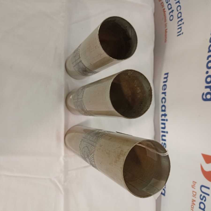 3 Vasi in Rame Argentato Atelier des Orfèvres - immagine 3