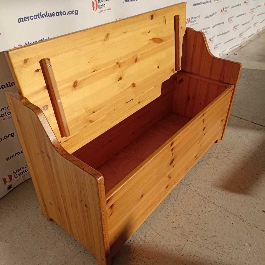 Cassapanca Rustica in Abete - immagine 3