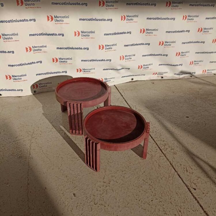 Coppia Tavolini impilabili Marema Frattini