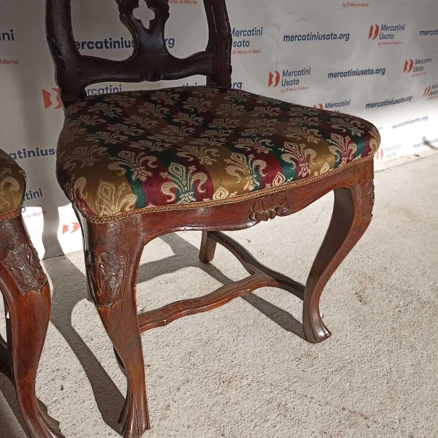 5 Sedie Antiche primi 900 stile Giorgio III - immagine 4