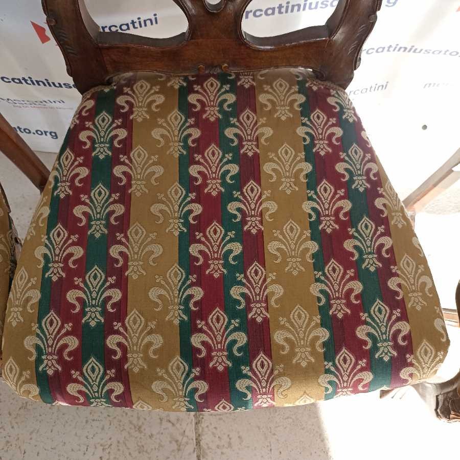 5 Sedie Antiche primi 900 stile Giorgio III - immagine 5