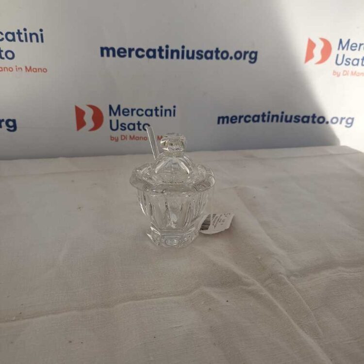 Barattolo da mostarda in cristallo Baccarat