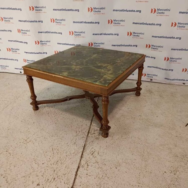 Tavolino da caffè con piano in marmo