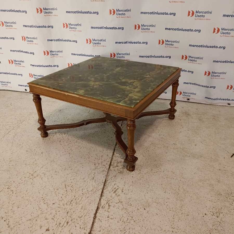 Tavolino da caffè con piano in marmo