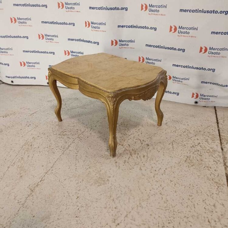 Tavolino con marmo stile Barocco