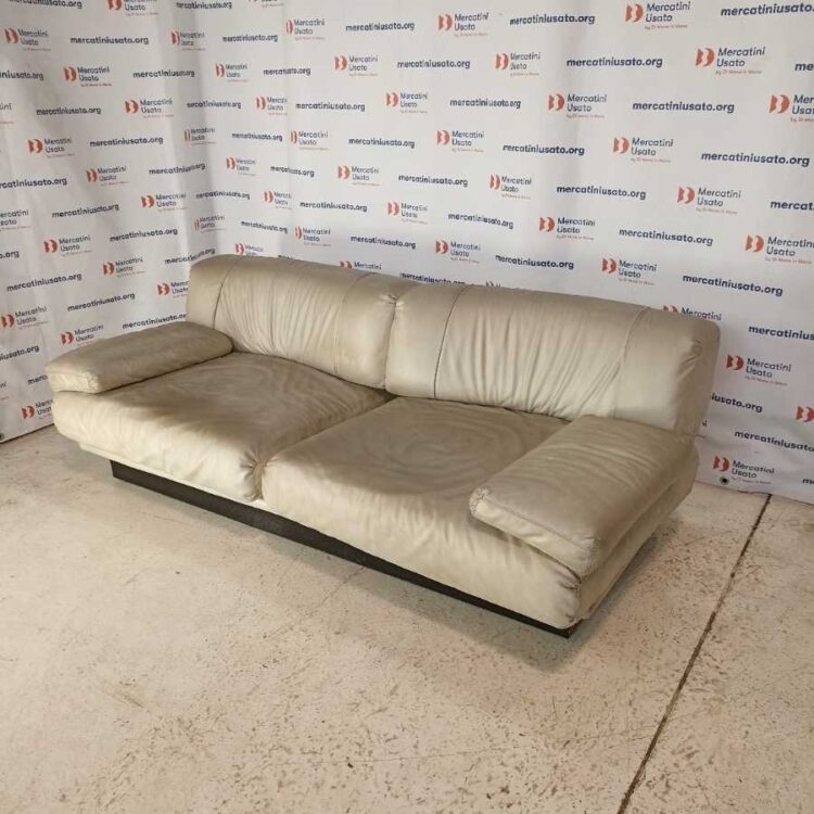 Divano 2 posti in ecopelle Vintage