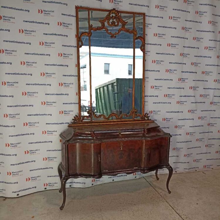 Mobile Bar con Specchio in stile metà 900