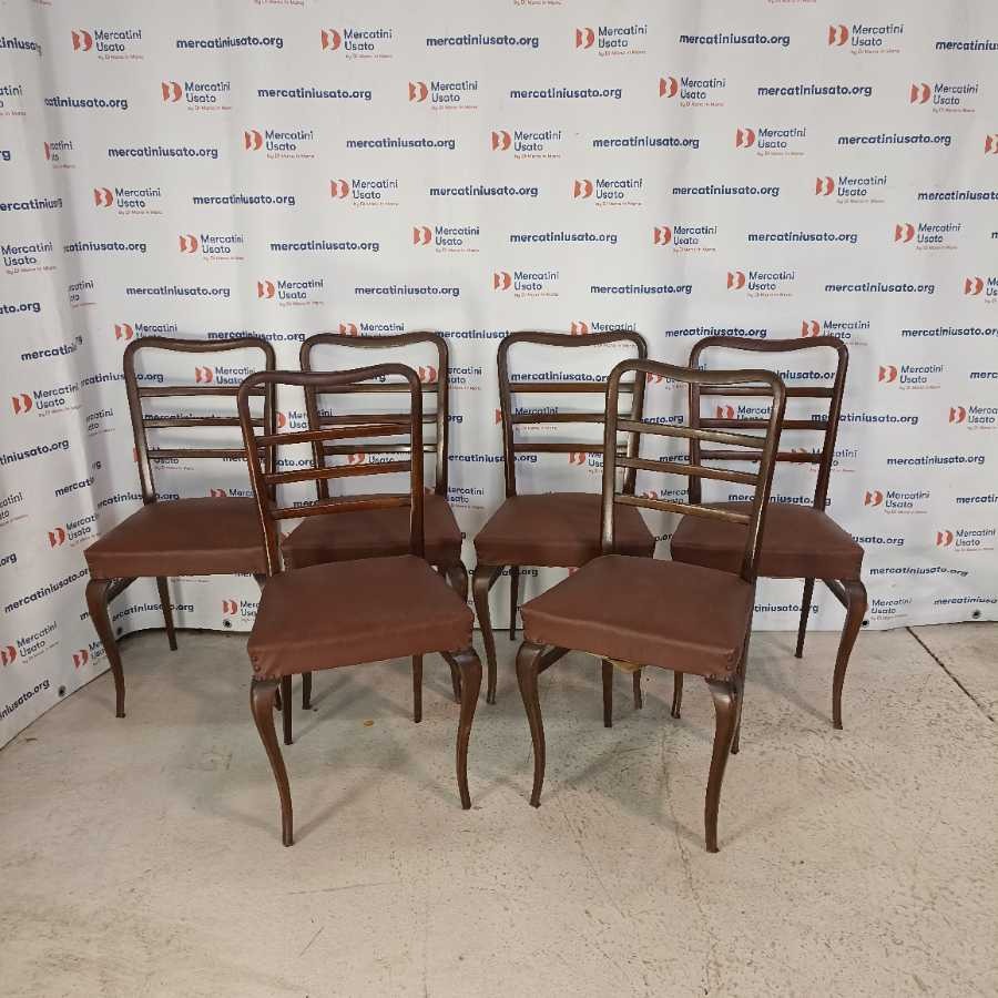 6 Sedie Vintage anni 50 - immagine 2