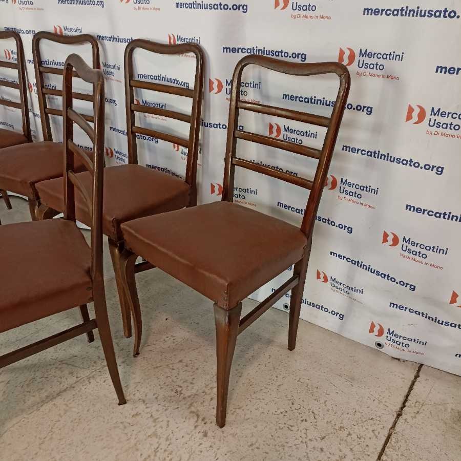 6 Sedie Vintage anni 50 - immagine 3