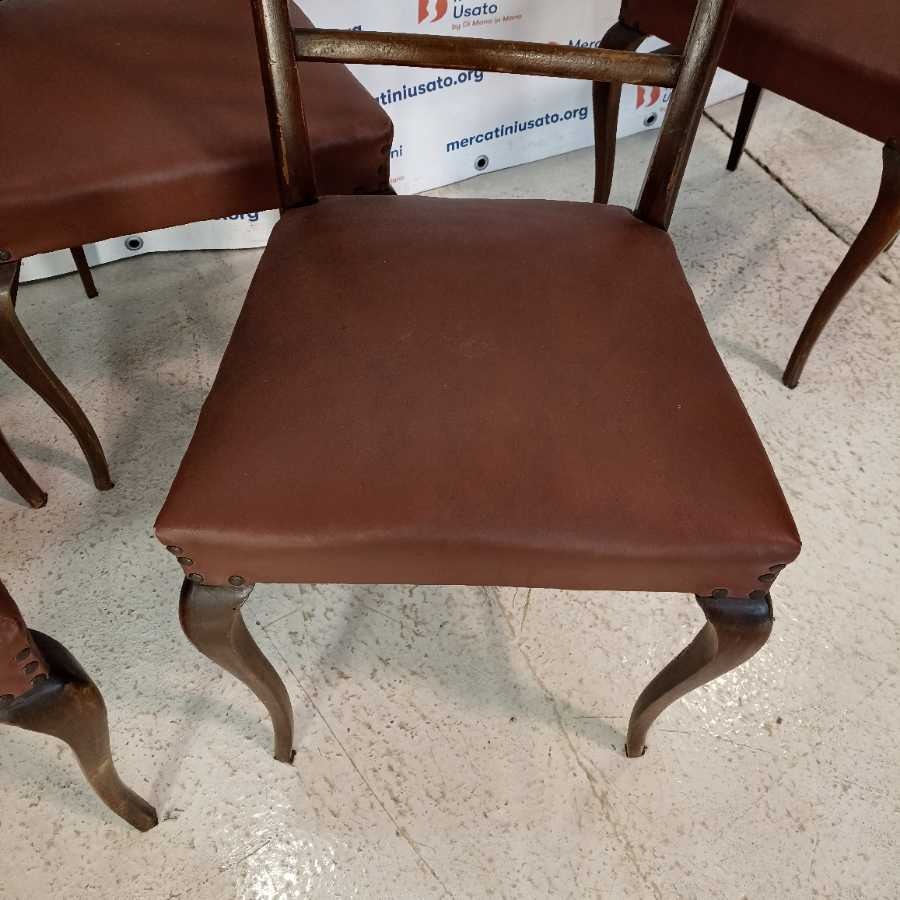 6 Sedie Vintage anni 50 - immagine 5