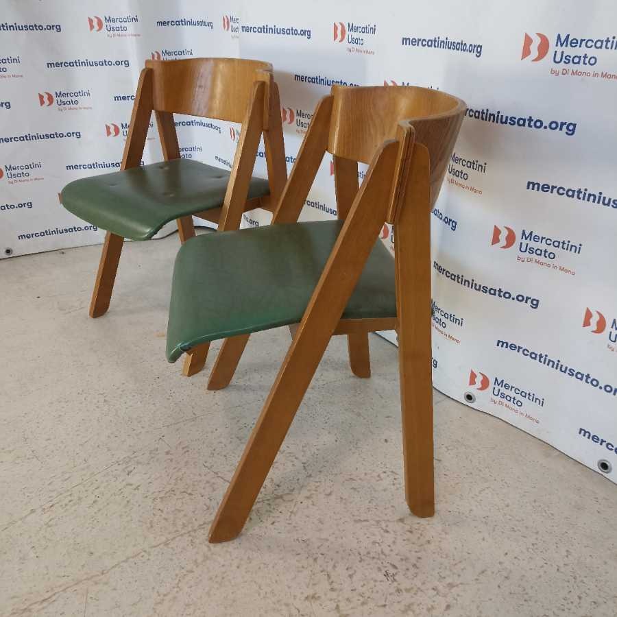 Coppia Sedie Design anni 70 - immagine 3