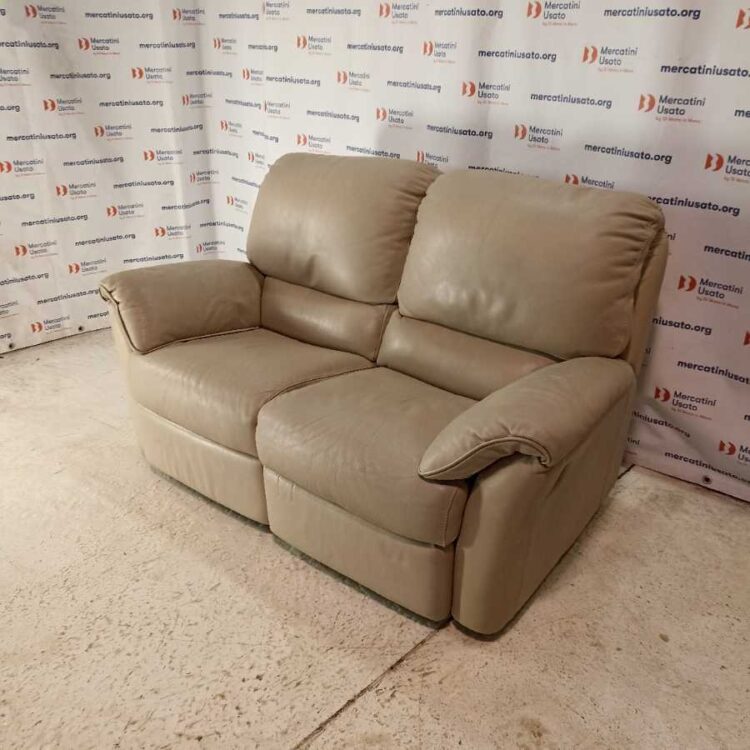 Divano 2 posti in similpelle