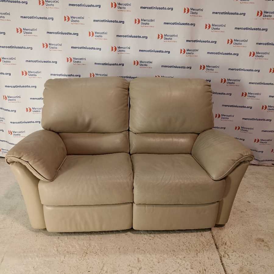Divano 2 posti in similpelle - immagine 2