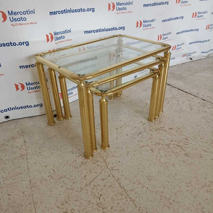 Set di Tavolini impilabili Vintage - immagine 5