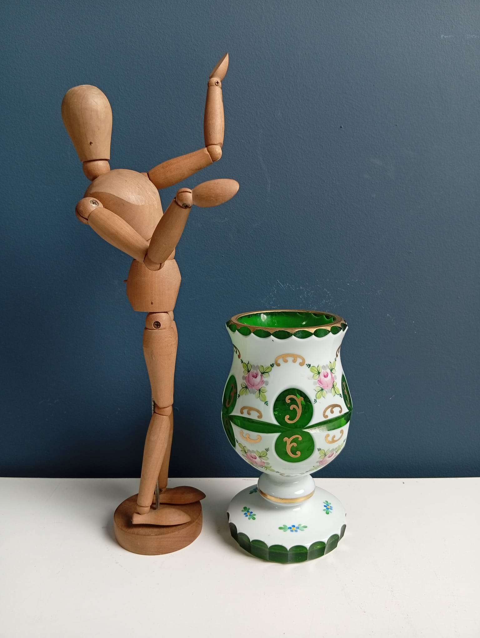 Vaso in Vetro di Bohemia prima metà 900 - immagine 2