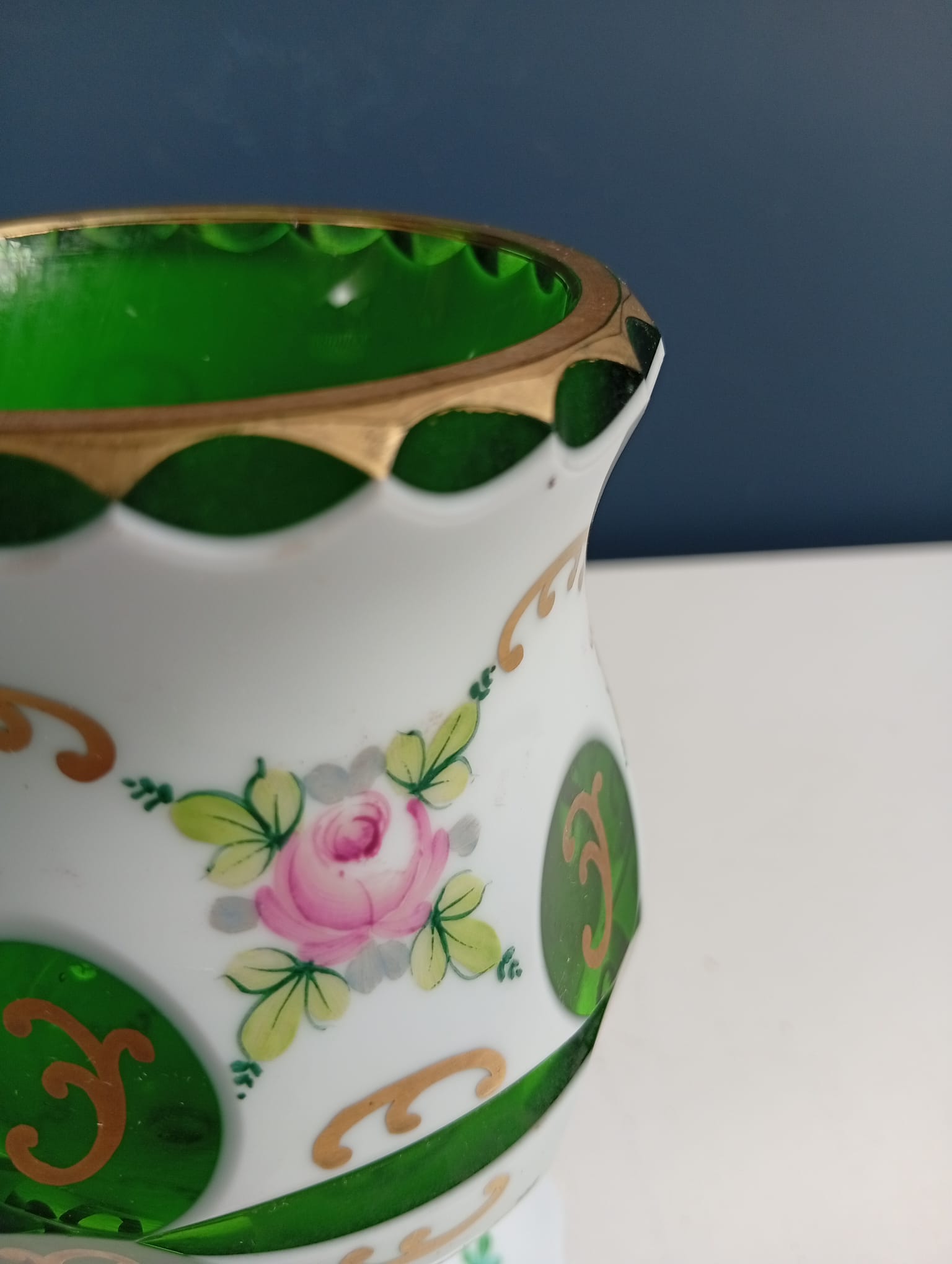 Vaso in Vetro di Bohemia prima metà 900 - immagine 3
