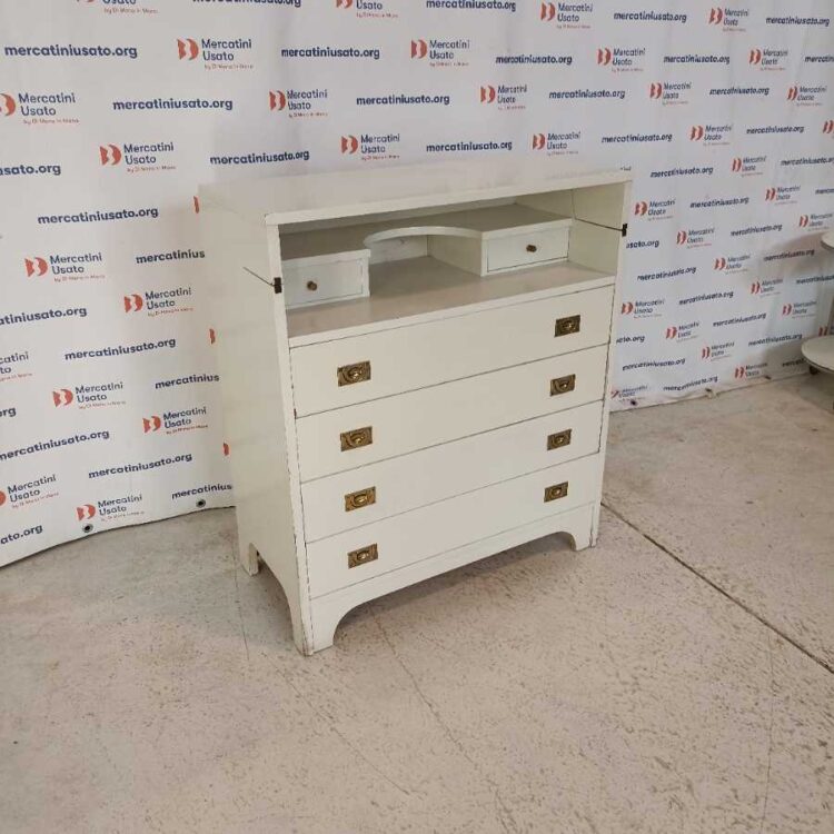 Cassettiera Laccata con Vano Scrittoio