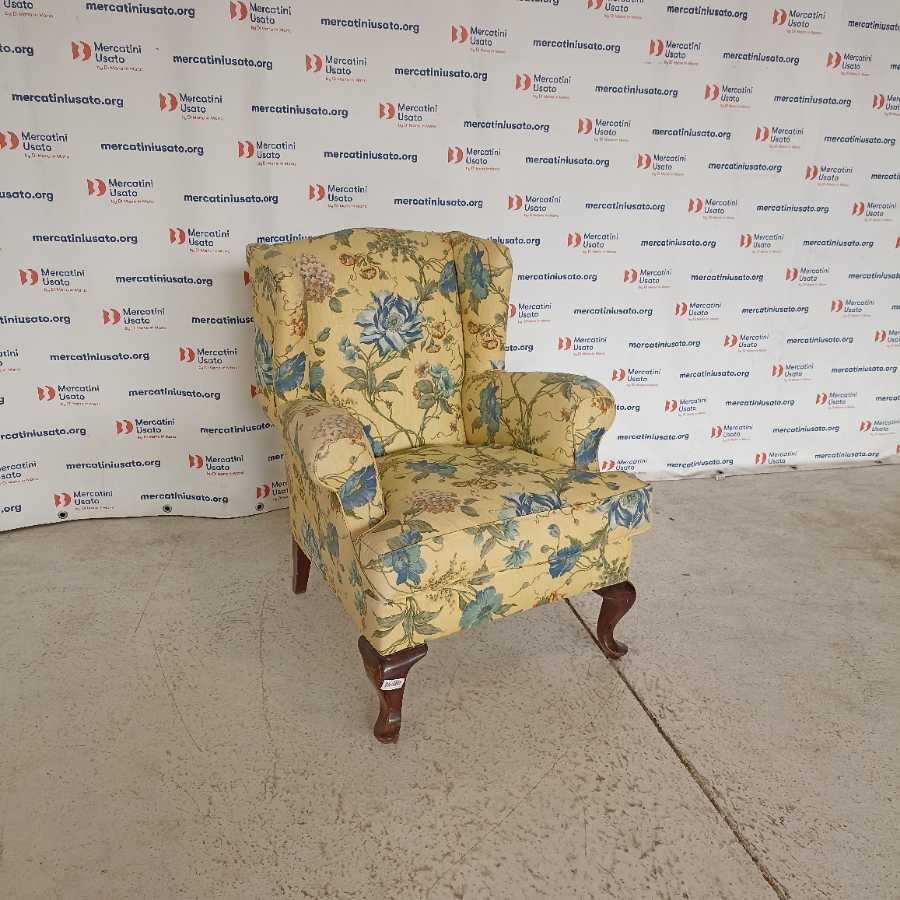 Poltrona Bergère floreale Vintage