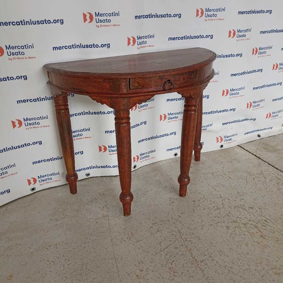 Tavolo Consolle a Mezzaluna prima metà 900 - immagine 2