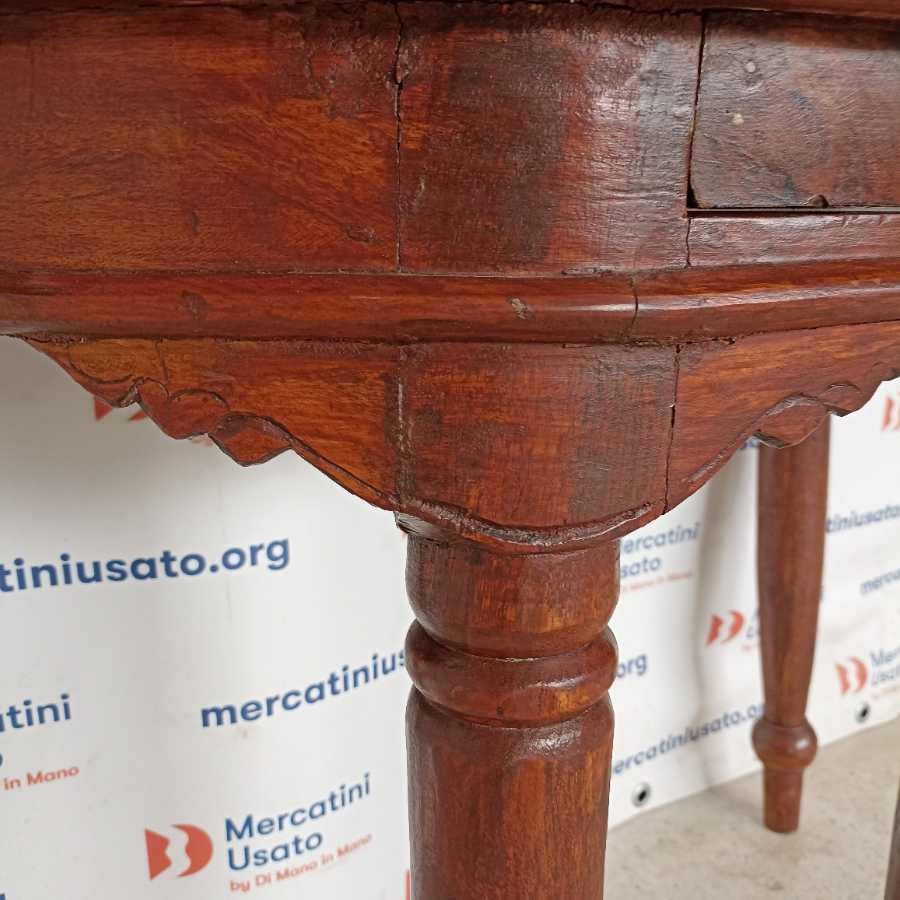 Tavolo Consolle a Mezzaluna prima metà 900 - immagine 6