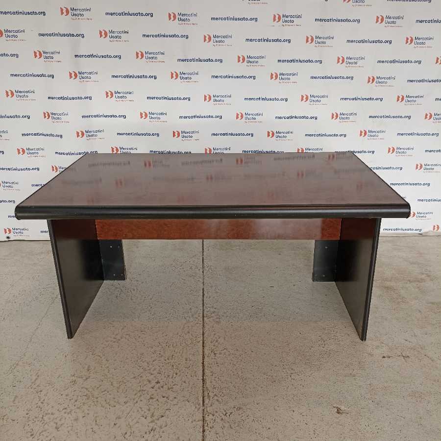 Grande Scrivania con Radica anni 70-80 - immagine 2