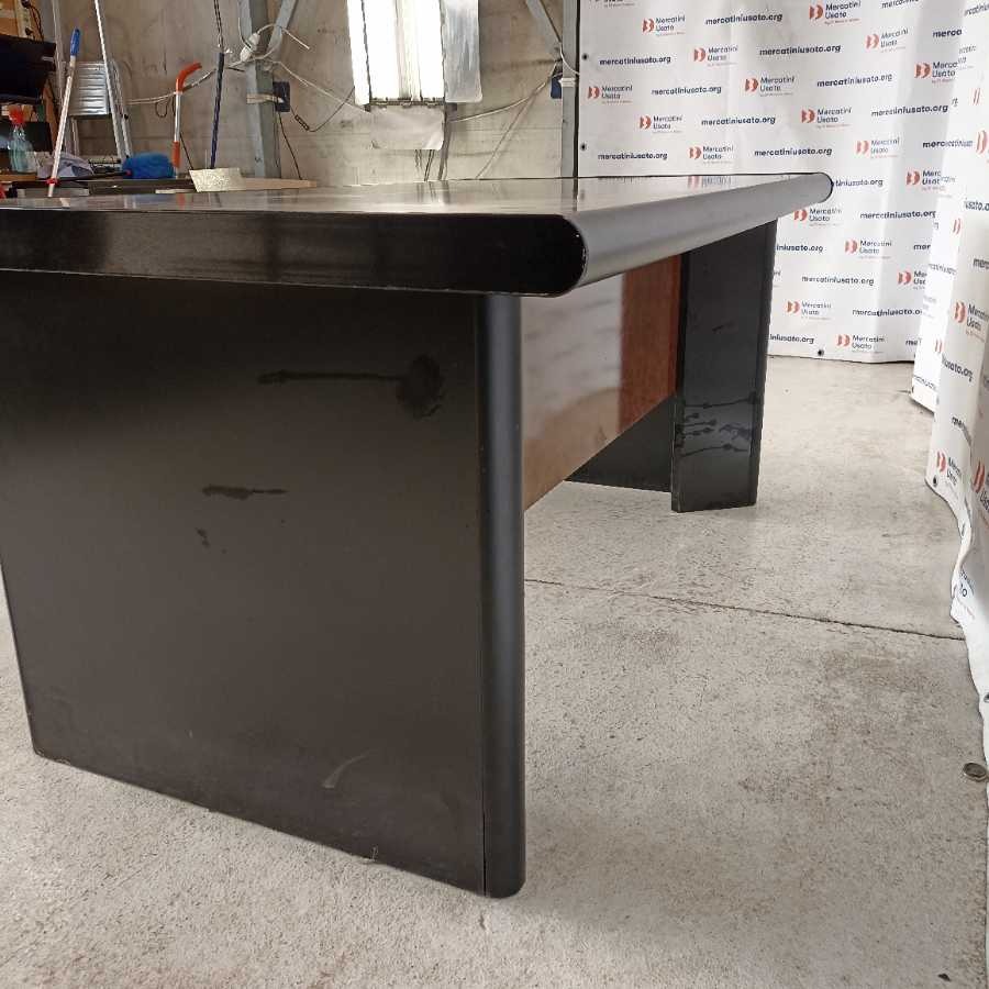 Grande Scrivania con Radica anni 70-80 - immagine 5