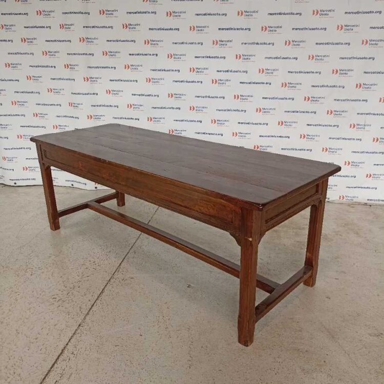 Grande Tavolo in Pioppo tinto Noce