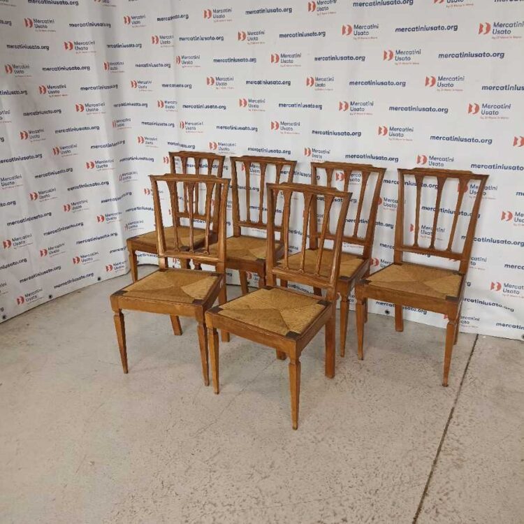 6 Sedie in stile Inglese