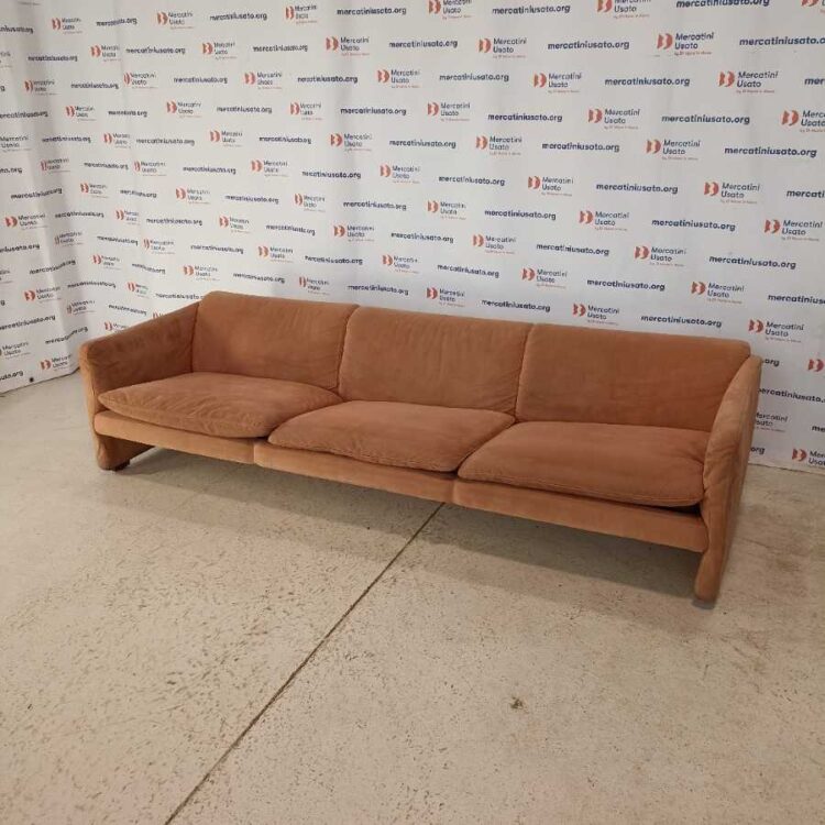 Divano 3 posti stile Maralunga Vintage