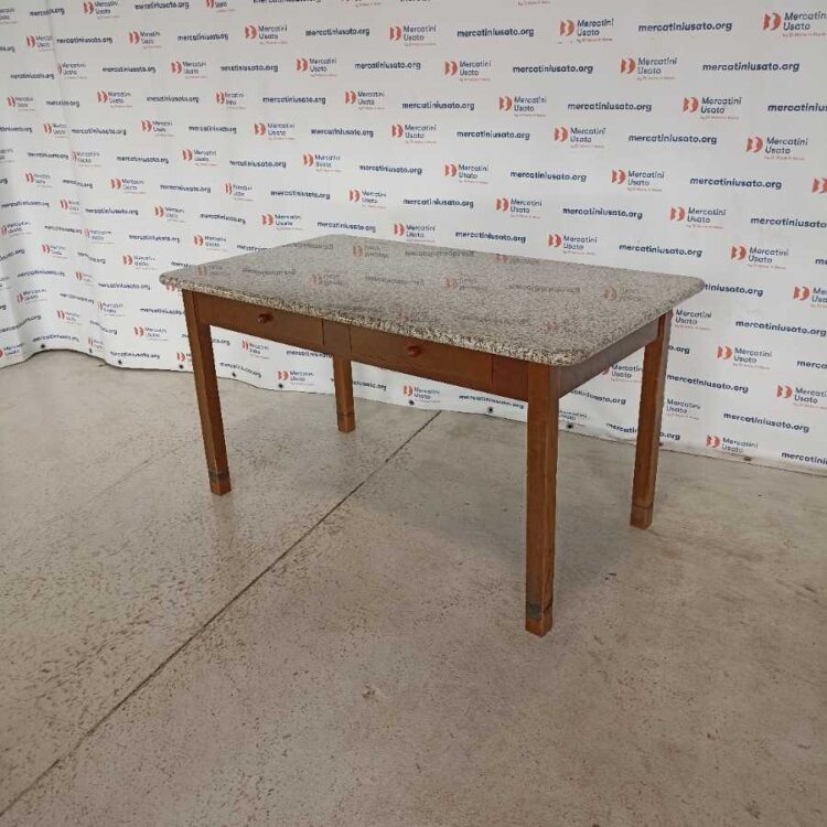 Tavolo da Cucina con piano in marmo