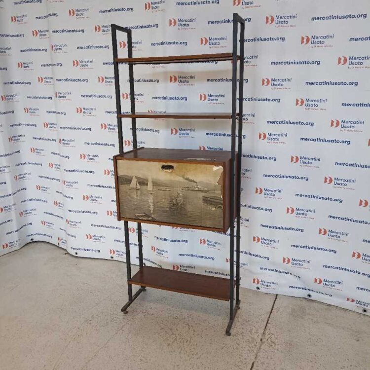 Libreria con Ribalta Vintage anni 60