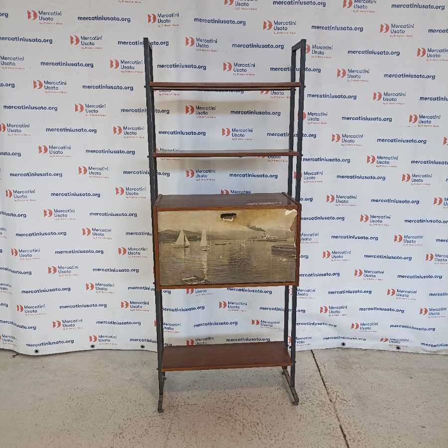 Libreria con Ribalta Vintage anni 60 - immagine 2