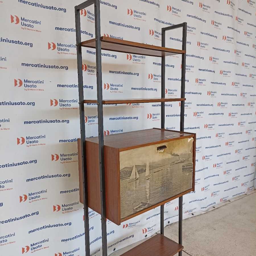 Libreria con Ribalta Vintage anni 60 - immagine 3