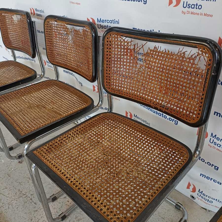 Set 7 Sedie stile Cesca Vintage - immagine 4