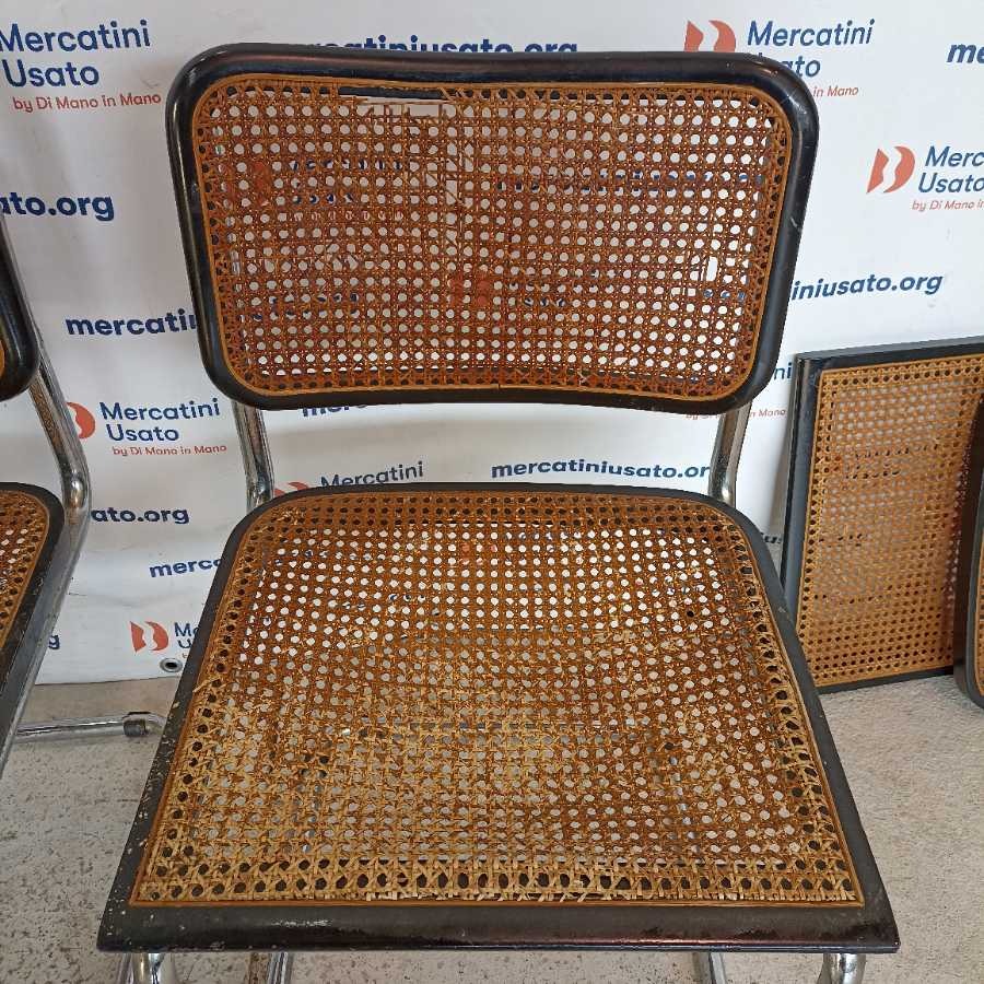 Set 7 Sedie stile Cesca Vintage - immagine 5