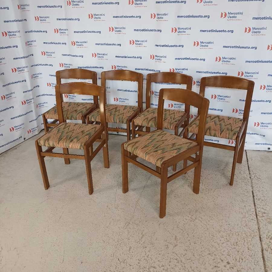6 Sedie da Pranzo Vintage