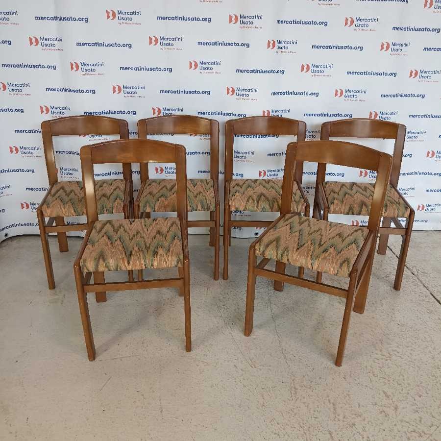 6 Sedie da Pranzo Vintage - immagine 2