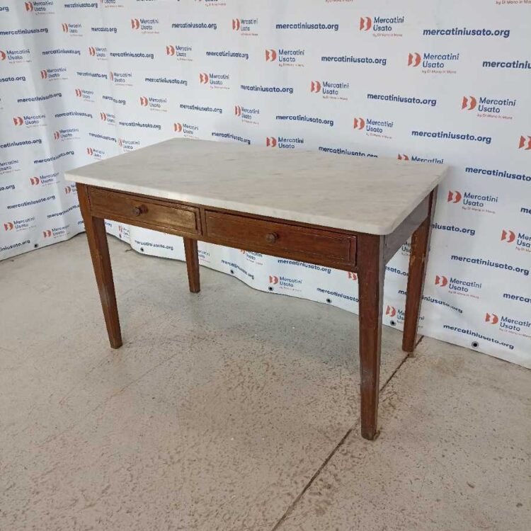 Tavolo Rustico con piano in Marmo