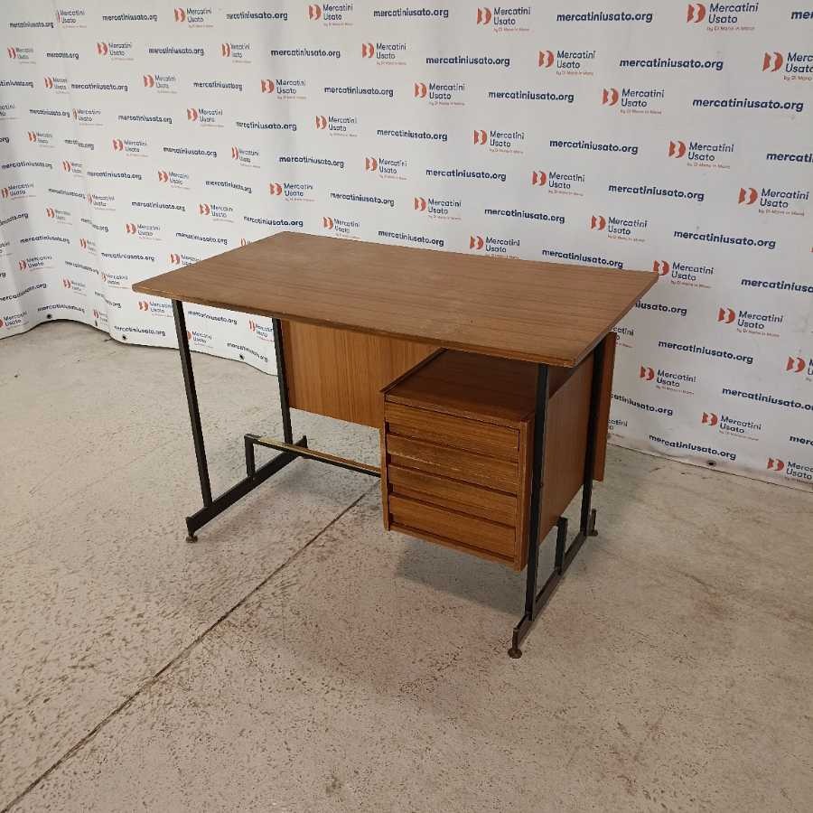 Scrivania Vintage anni 60-70 con cassettiera
