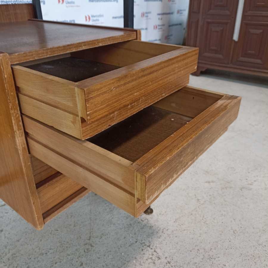 Scrivania Vintage anni 60-70 con cassettiera - immagine 5