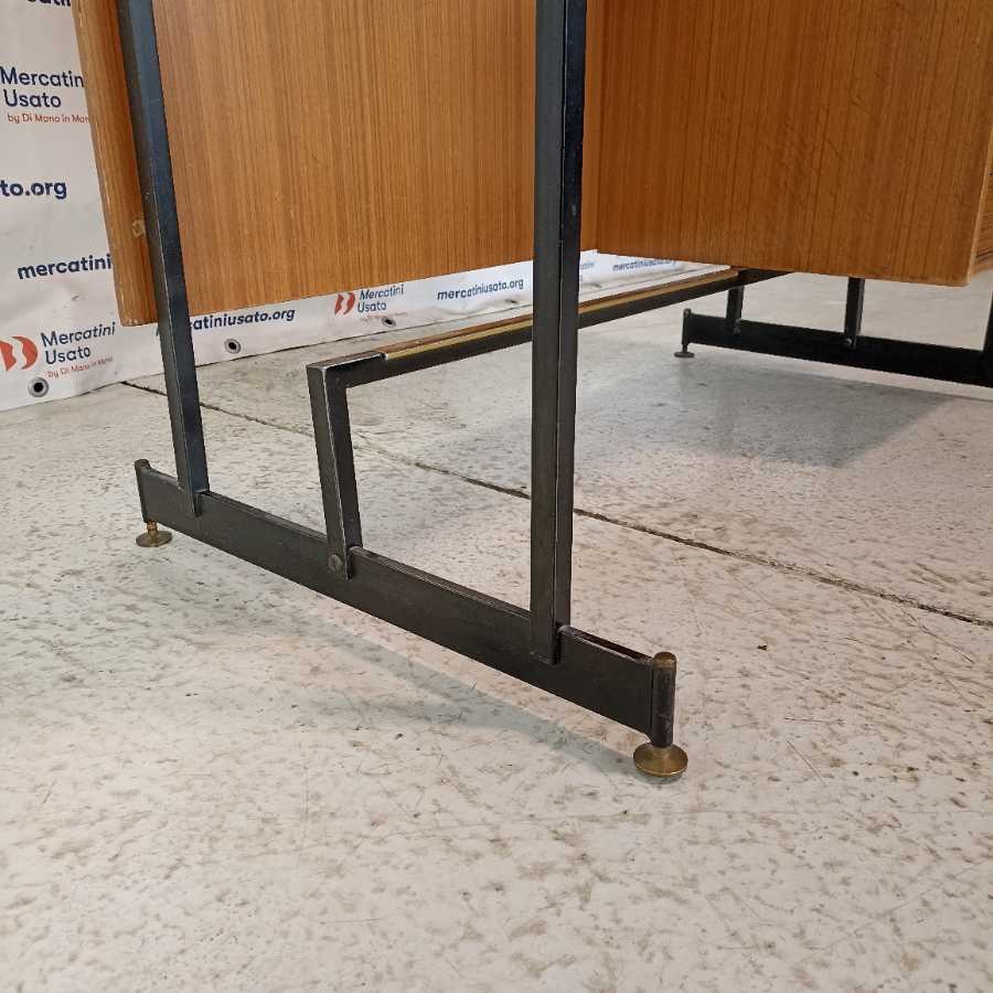 Scrivania Vintage anni 60-70 con cassettiera - immagine 6