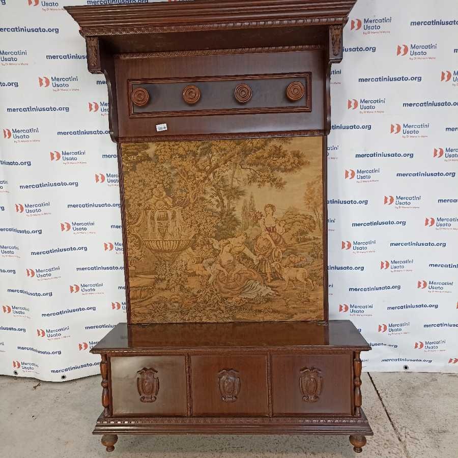 Appendiabiti con cassapanca in stile - immagine 2