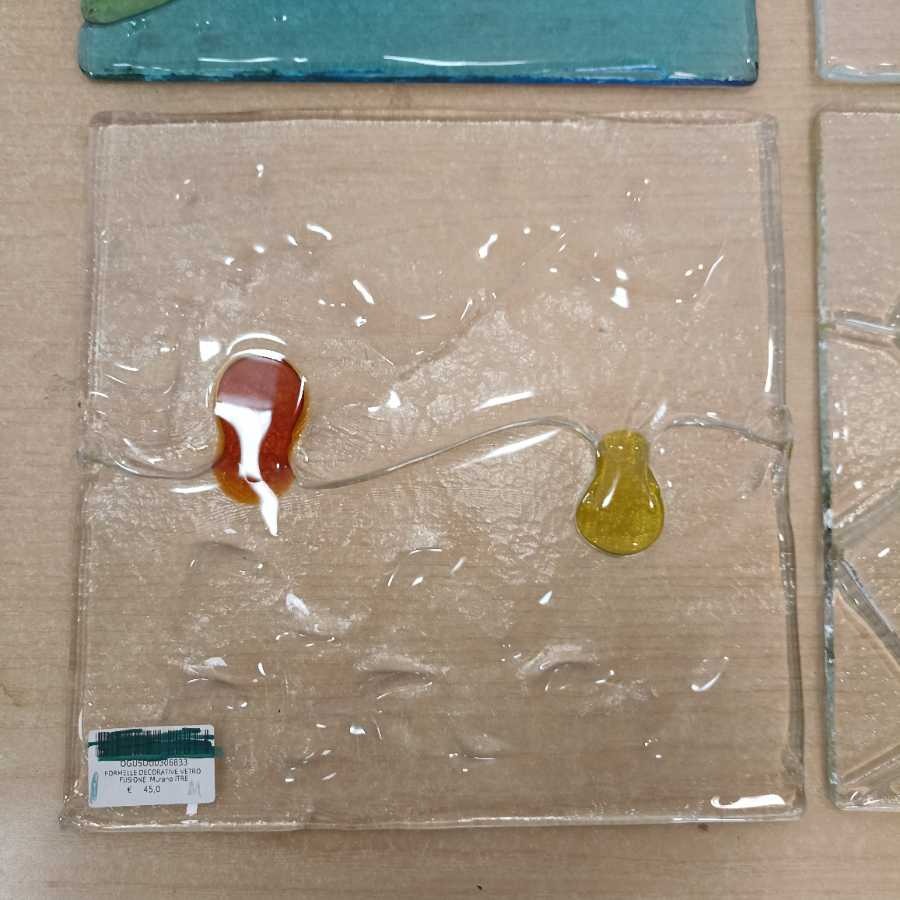 6 Formelle Decorative Vetro Fusione Murano Itre - immagine 3
