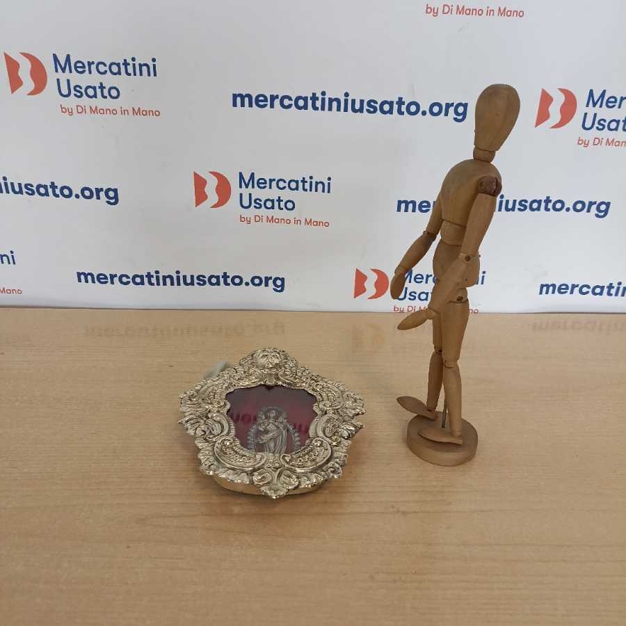 Madonna In Lamierino Sbalzato Primi '900 - immagine 2